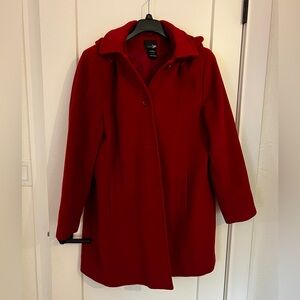 East 5th Vibrant Red Coat